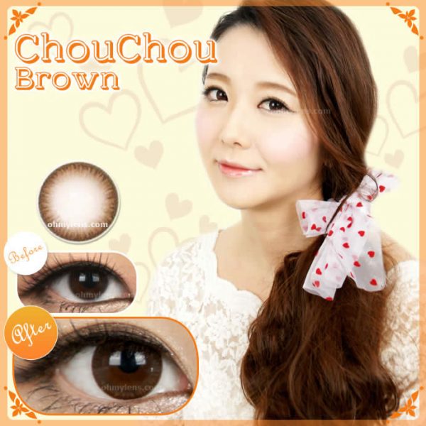 Chou Chou Brown Contact Lenses 01