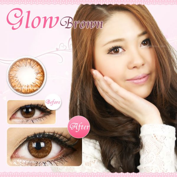 Glow Brown (Mini) Contact Lenses 01