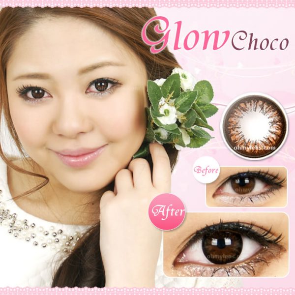 Glow Choco (Big) Contact Lenses 01
