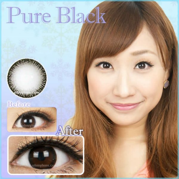 Pure Black Contact Lenses 01
