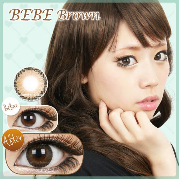 Bebe Brown Contact Lenses 01