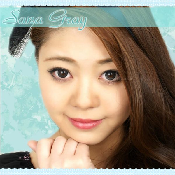 a beautiful girl with sana gray contact lenses 02