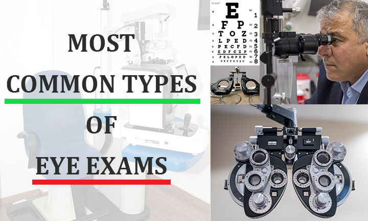common types of eye exams