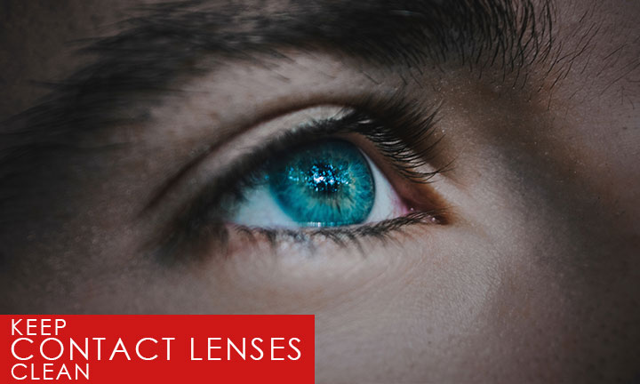 Keep your contact lenses clean
